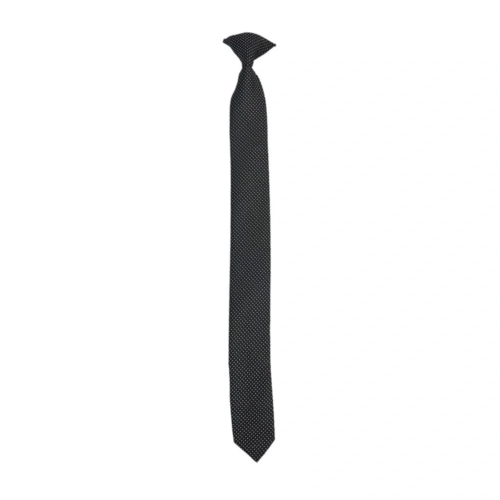 Black with Polka Dot Pre-Tied With Hook On